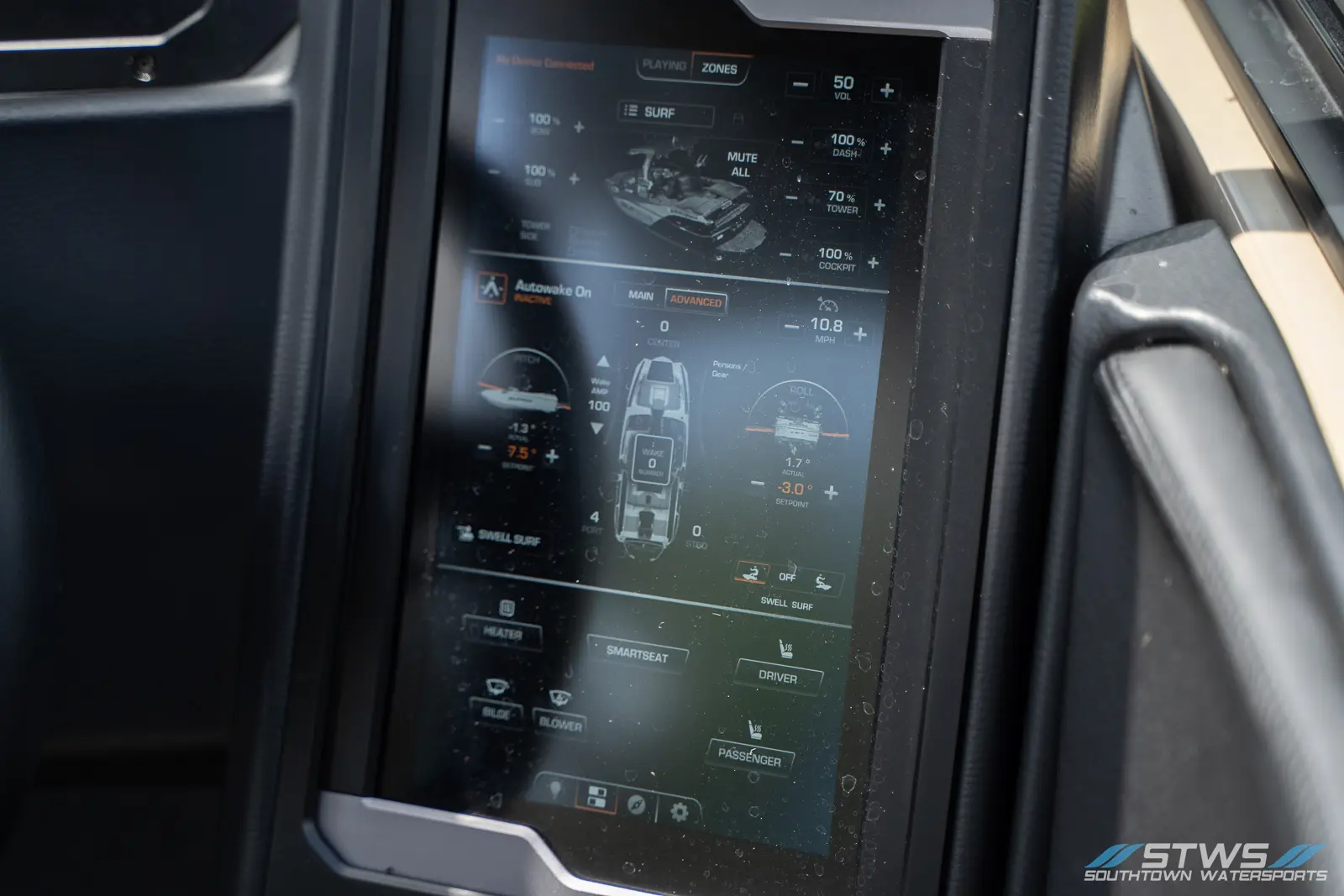 Driver Controls Screen