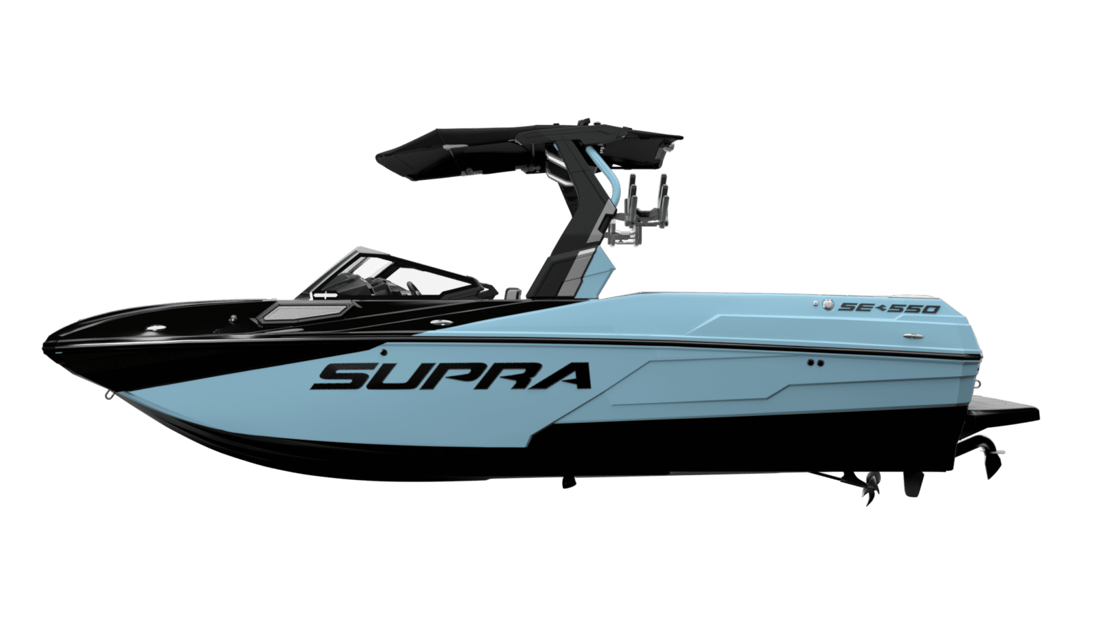 Supra SE450 2025 profile view showing its 25-foot length
