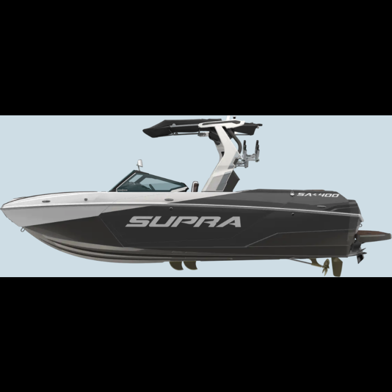 2026 - Supra - SA 400 - boat - White/Dark Graphite / Walnut - SouthTown Watersports - Charlotte, NC - featured image