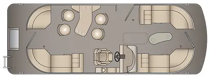 243 REC Pontoon Boat Layout 243 REC Pontoon Boat Layout