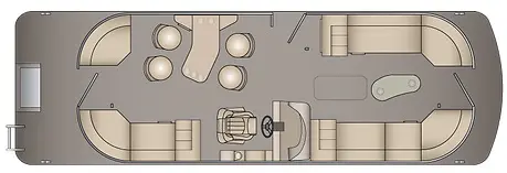 263 REC Pontoon Boat Layout 263 REC Pontoon Boat Layout