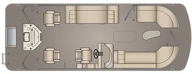 243 PFC Pontoon Boat Layout