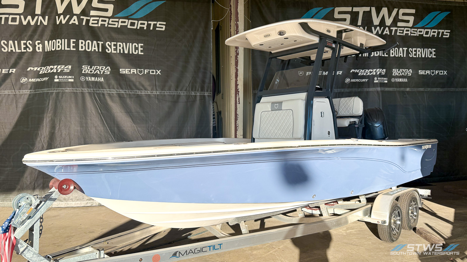 Sea Fox 231 Bay Fox 2024 – White / Channel Blue