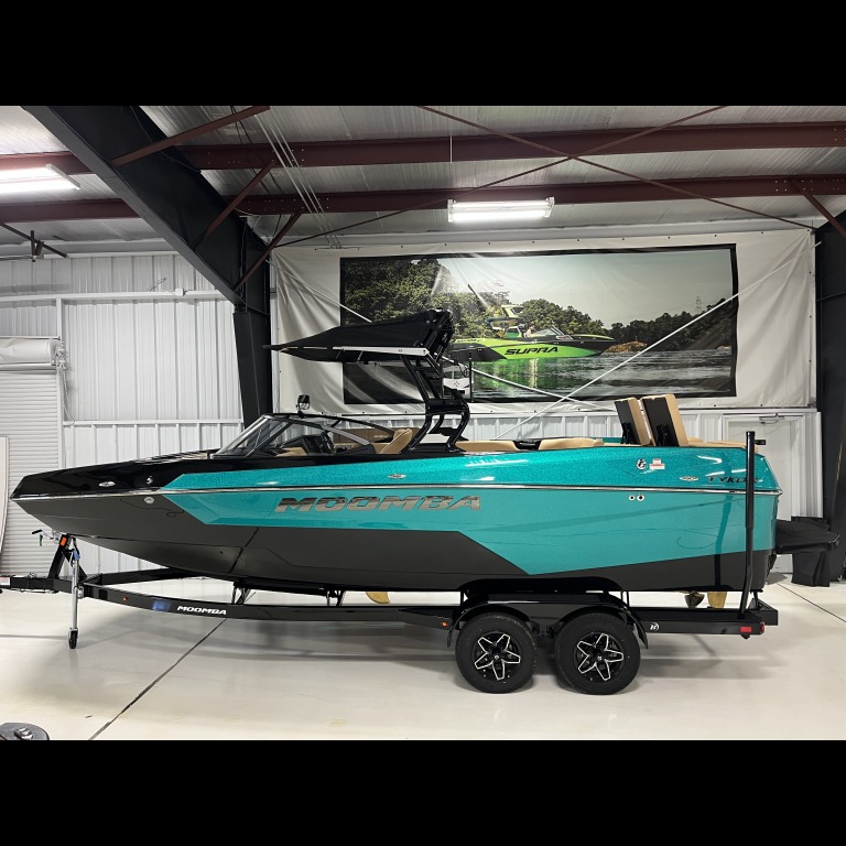 2026 - Moomba - Tykon - boat - Aqua Flake / Tan - SouthTown Watersports - Charlotte, NC - featured image