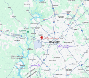 SouthTown Watersports Charlotte location map
