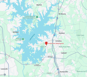 SouthTown Watersports Lake Norman location map
